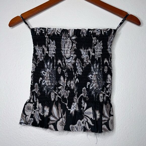 Mikoh Mariana Crop Smocked Tube Top Size 2 US Medium - Picture 7 of 8